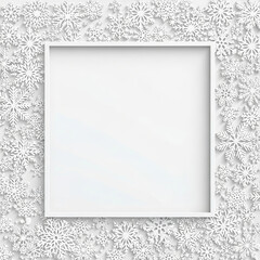 雪の結晶のフレーム