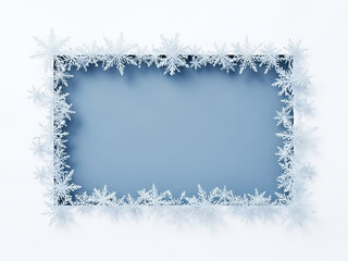 雪の結晶のフレーム