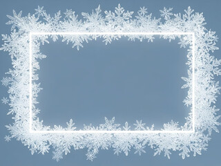 雪の結晶のフレーム
