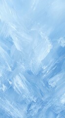 Delicate brushstrokes blend to form a serene sky. A soothing, light blue textured background.