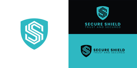 A modern blue shield-shaped S logo. Inside the shield is a stylized geometric letter representing the technology solution's name and purpose: scam shielding and security. © Miftakhul