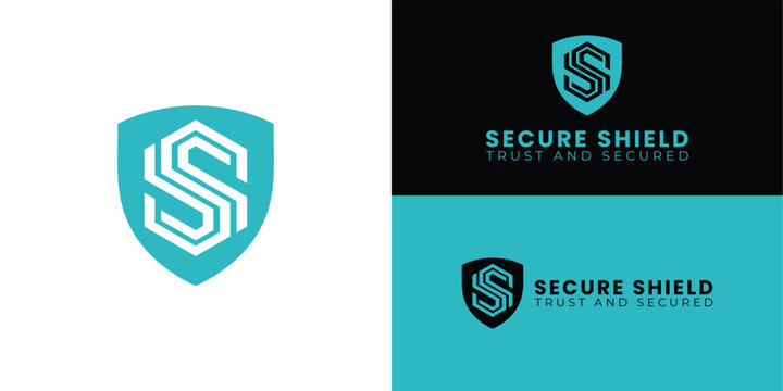 A modern blue shield-shaped S logo. Inside the shield is a stylized geometric letter representing the technology solution's name and purpose: scam shielding and security.