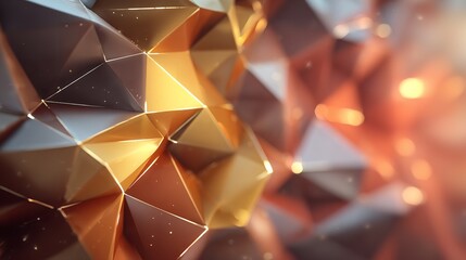 Abstract low poly polygon geometric background
