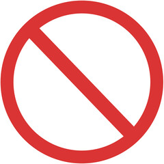 no bicycle sign white