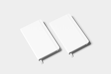 Blank notebook for mockup - 3D Illustration