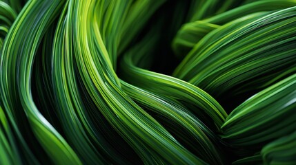 Abstract organic green lines wallpaper background