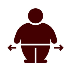 a picture of an obese person