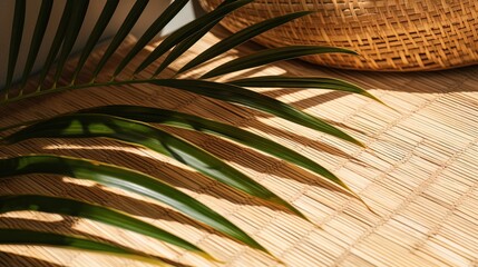 palm tree leaves