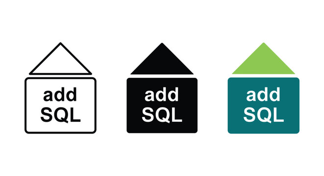 Add sql icon set in different colors and styles