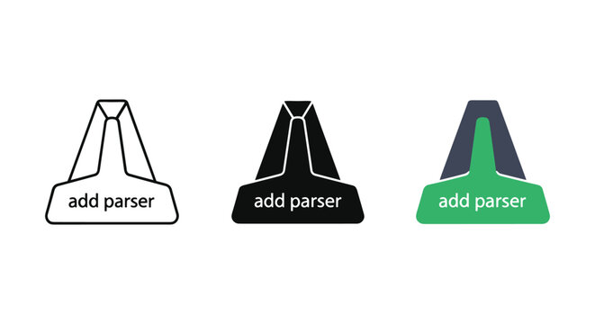 Add parser icon set in different colors