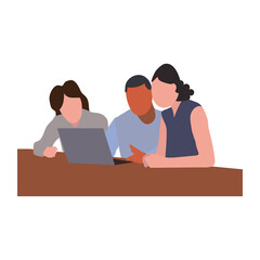 Team Collaboration Illustration