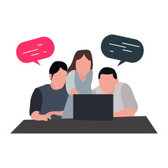 Team Collaboration Illustration