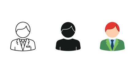 Three different user avatars representing various individuals