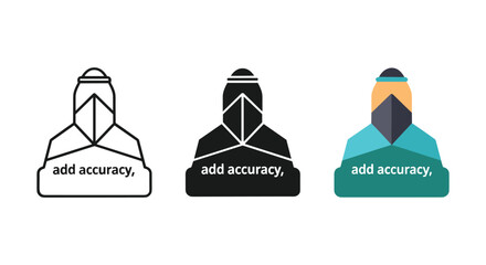 Add accuracy icon set for precision and clarity