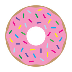 Vector multi color icons for Donut