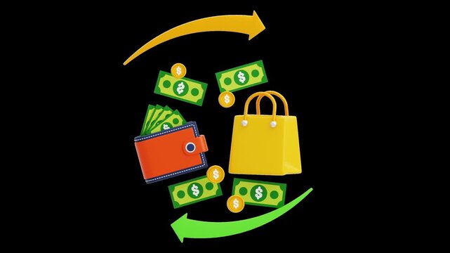 3D Daily Cash Flow | Alpha Channel