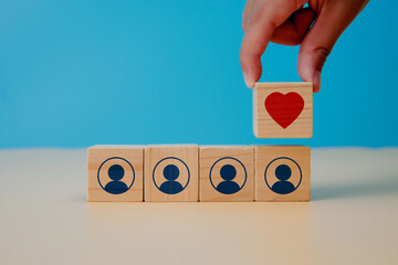 Customer appreciation and loyalty concept showing emotional connection, trust building, brand love, and relationship value creation through positive engagement and customer care.