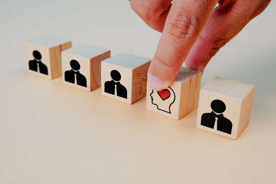 Mental health supporting at workplace concept. Enhancing wellness programs, mental health support services, promoting work life balance. Employee motivation, professional, productivity, enthusiasm. - Powered by Adobe