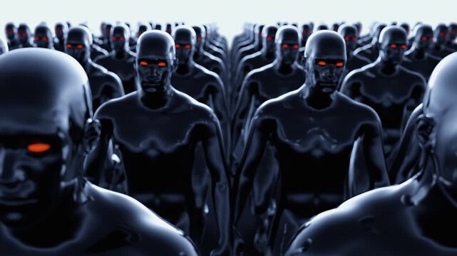 Army of Identical Synthetic cyborgs Loop