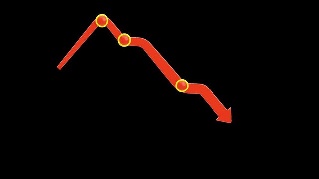 3D Red Graph | Alpha Channel