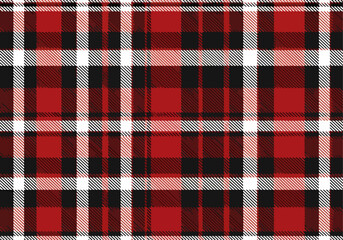 red and white plaid