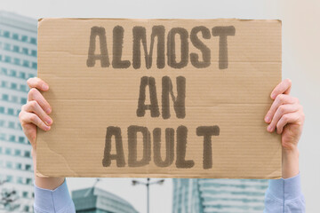 "Almost An Adult" A subtle look at feeling financially grown but emotionally unsure. ADULTHOOD. MONEY. IDENTITY. TRANSITION. SELF.
