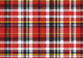plaid tartan seamless repeat pattern. This is a cream peach white pastel cute checkered plaid vector illustration.  Design for decorative,shirts,clothing,tablecloths,wrapping,textile,fabric,texture