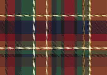 plaid tartan seamless repeat pattern. This is a cream peach white pastel cute checkered plaid vector illustration.  Design for decorative,shirts,clothing,tablecloths,wrapping,textile,fabric,texture