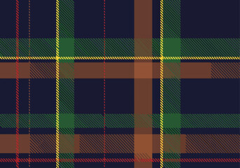 Plaid seamless pattern. Repeating checker fabric for design prints plaids. Repeated check ekose