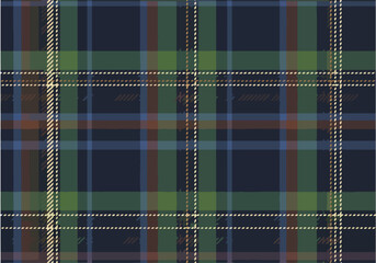	
Vector checkered pattern or plaid pattern . Tartan, textured seamless twill for flannel shirts, duvet covers, other autumn winter textile mills. Vector Format	
