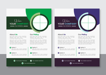Modern Corporate Business Flyer Design Template