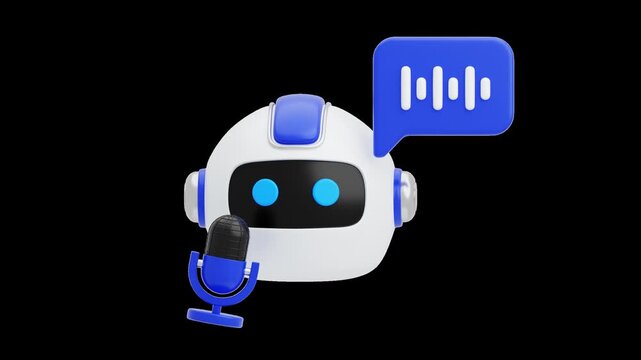 3D Virtual Assistant Customer Service | Alpha Channel