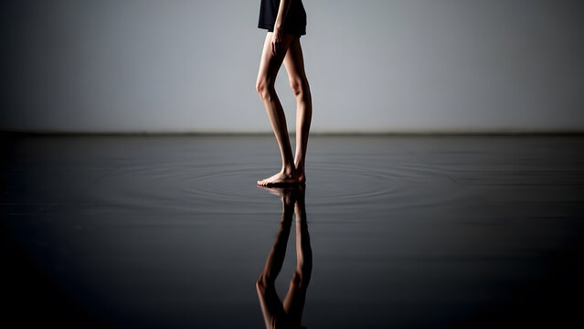 Leg Elongation Illusion. Perfect for: Fashion editorials, mental wellness articles