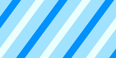 Striped background with diagonal straight blue white pastel colour combination stripes. Background stripes nautical or beach vibes colour editable in vector printable
