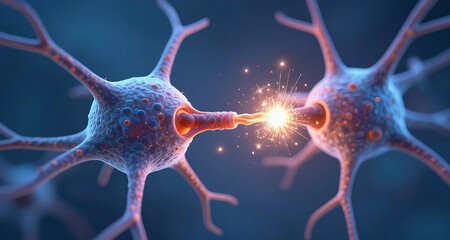 3D illustration of glowing energy meridians on a human body, acupuncture concept high quality render photorealistic detailed anatomy biology healthcare medical concept science visualization