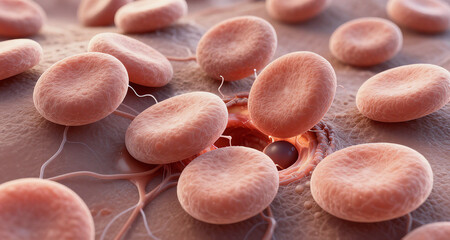 3D illustration of a broken chain link in a DNA helix, genetic disorder high quality render photorealistic detailed anatomy biology healthcare medical concept science visualization