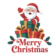 santa claus with gifts