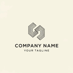 Abstract Geometric S Letter Logo Design for Company Branding.