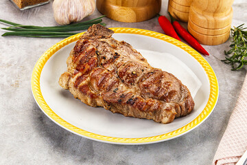 Grilled pork sirloin for dinner