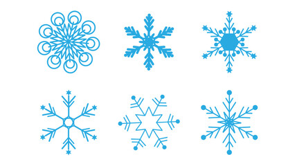 Snowflake Vector Illustration for Winter and Holiday Designs