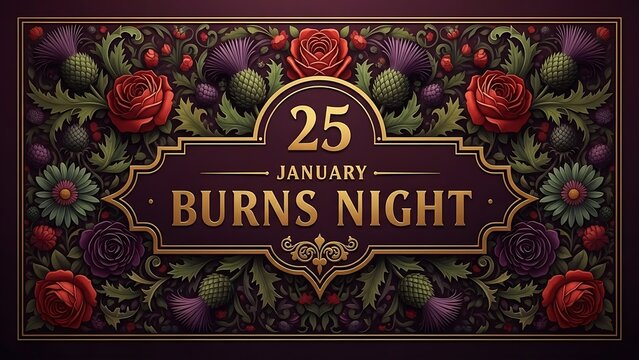 Burns night celebration on january 25th