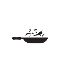 fry pan icon,  vector best flat icon.