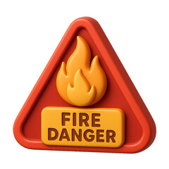 fire danger icon