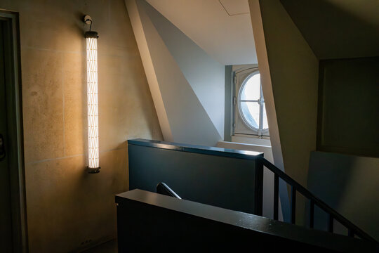 vue des combles du mus&eacute;e des arts d&eacute;coratifs de la ville de Paris en France