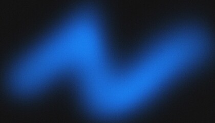 Blue black smooth transition background with noise texture.