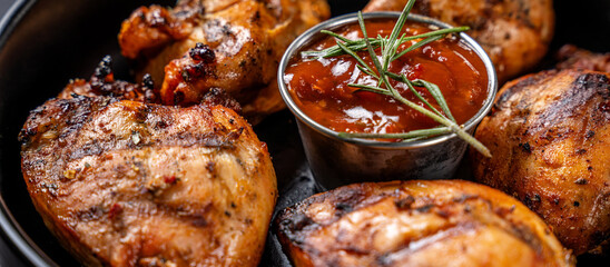 Roasted Pork Medallions With Spicy Sauce
