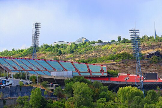 Yerevan, Armenia, Hrazdan Stadium, a stadium for football matches and athletics competitions