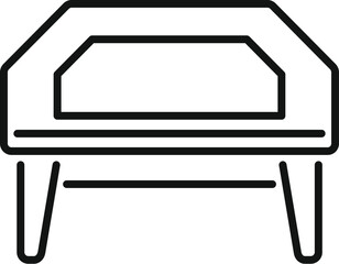 Comfortable and stylish elevated cat bed with modern design, perfect for feline relaxation