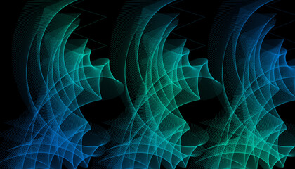 Abstract fractal background