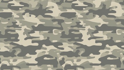 Modern urban camouflage pattern - Grey, black, and white digital camo texture for tactical design
